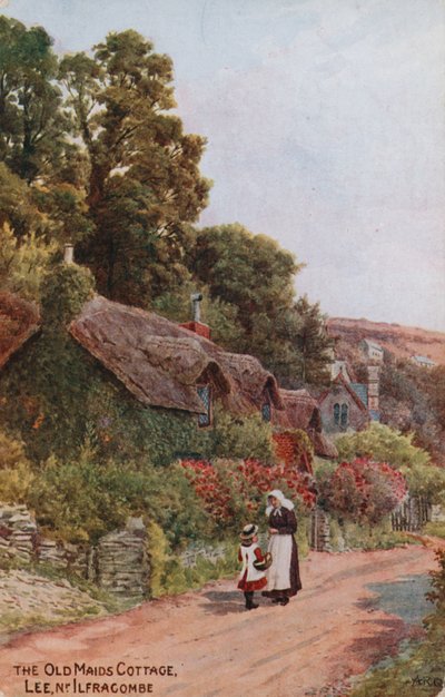 Old Maids Cottage, Lee, Ilfracombe by Alfred Robert Quinton